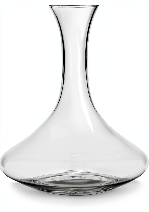 Houdini Wine Decanter with Wine Shower Funnel and Sediment Strainer, Off-White, 10-Inch - ,Glass/Stainless-1