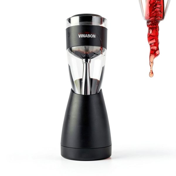 Red Wine Air Aerator VINABON Stainless Steel Multi‑Stage Decanter-3
