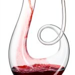 PARACITY 1200ml/40oz Art Series Swan Swirl Wine Decanter, Hand Blown Lead-Free Crystal Glass Red Wine Decanter with Aerator for Women and Men, Wine Gifts for Christmas, Birthdays-0