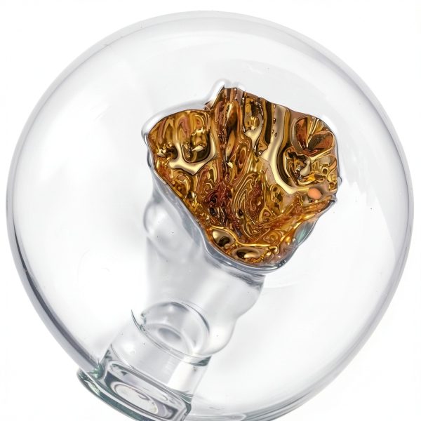 Hand-Blown Crystal Glass Wine Decanter with Built-in Aerator & Golden Peak Base – 750 ml Red Wine Carafe for Dinner Parties, Wine Gift, Faster Breathing, Lead-Free, Drip-Free Pour-2