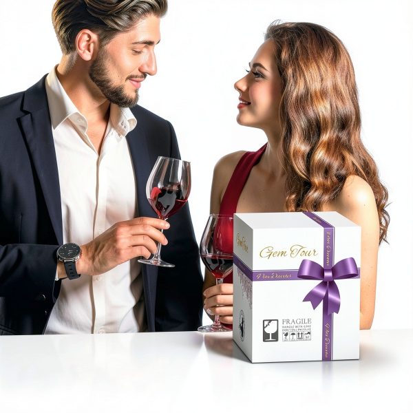 Hand-Blown Crystal Glass Wine Decanter with Built-in Aerator & Golden Peak Base – 750 ml Red Wine Carafe for Dinner Parties, Wine Gift, Faster Breathing, Lead-Free, Drip-Free Pour-5