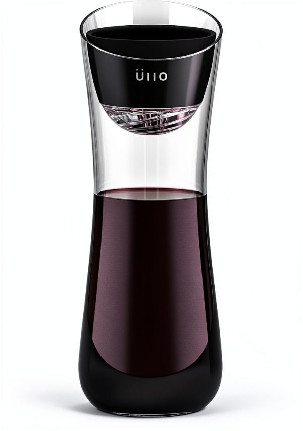 Ullo Wine Purifier with Hand-Blown Carafe and 6 Sulfite Filters – Removes Sulfites and Histamines-3
