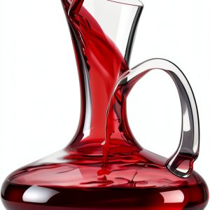 Red Wine Decanter Ocean ice 26oz Glass Aerator with Ergonomic Handle-0