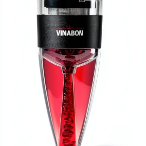 Red Wine Air Aerator VINABON Stainless Steel Multi‑Stage Decanter-0