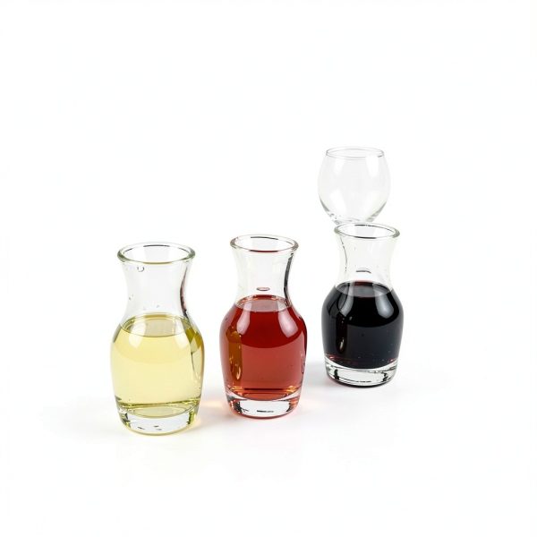 Wine Carafe Mini 6.5oz Set 6-Pack by Cornucopia Brands Clear Glass-2