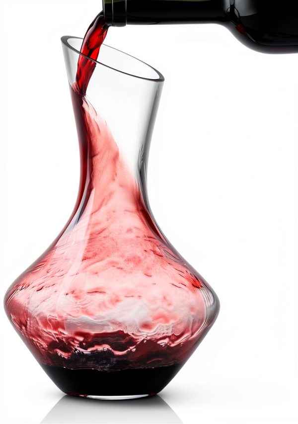 Wine Decanter Youyah 750ml Hand Blown Lead Free Crystal Carafe-7