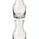 Wine Carafe Mini 6.5oz Set 6-Pack by Cornucopia Brands Clear Glass-0