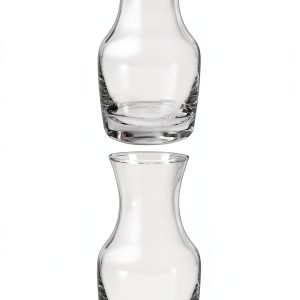 Wine Carafe Mini 6.5oz Set 6-Pack by Cornucopia Brands Clear Glass-0
