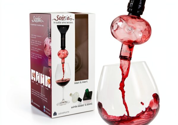 Wine Aerator Soireehome In-Bottle Glass 3oz Clear Model SO1006-5