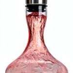 Hand Blown Wine Decanter with Aerator, 1300ml/44oz Red Wine Decanter, Crystal Wine Carafe with Stainless Steel Pour Lid and Filter, Elegant Design Easy Pour, Wine Aerator Wine Gifts-0
