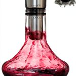 Crystal Wine Decanter Gusto Nostro Hand blown Lead Free Glass Aerator-0