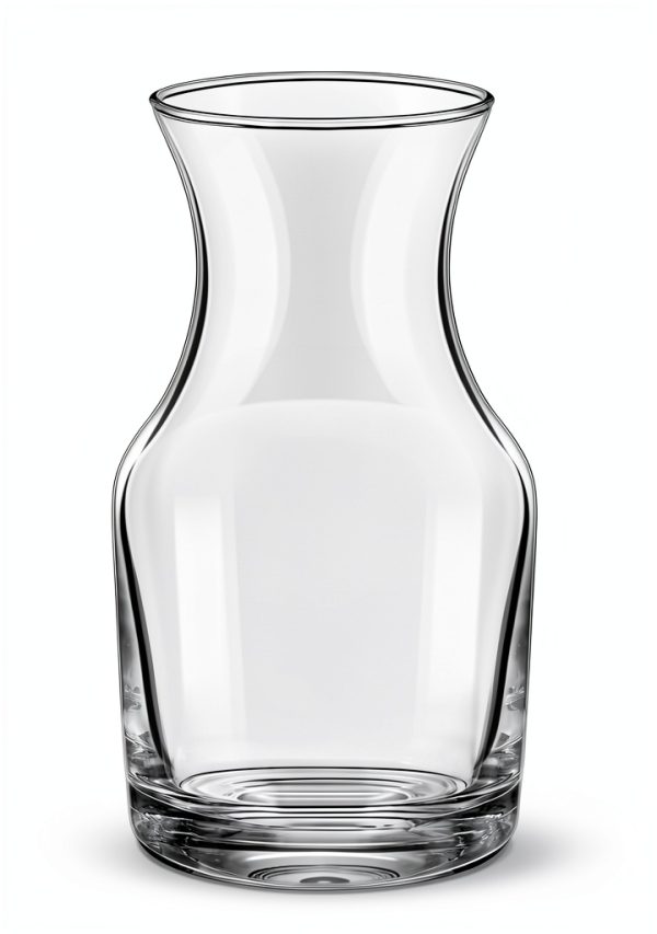 12 Pack Single Serving Wine Carafe Glass Small Mini Carafe Individual Wine Refill Decanter for Dinner Parties Tastings Bars Restaurants (6.5 oz)-1