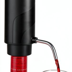 Electric Wine Decanter Aerator Dispenser: Automatic Whisky Bottle Dispenser - One Button Smart Drink Decanter with USB Rechargeable - Wine Air Aerator Pourer Spout for Lovers-0