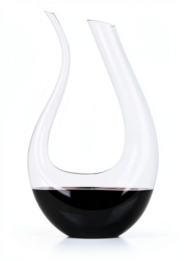 Wine Decanter Galashield Lead-Free Crystal U-Shape 1400ml Carafe-2