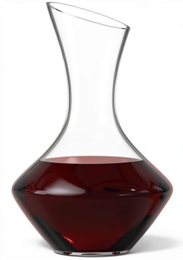 Wine Decanter Youyah 750ml Hand Blown Lead Free Crystal Carafe-0
