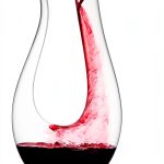 Wine Decanter Galashield Lead-Free Crystal U-Shape 1400ml Carafe-0