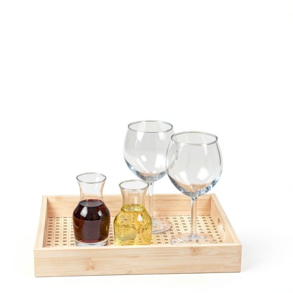 Wine Carafe Mini 6.5oz Set 6-Pack by Cornucopia Brands Clear Glass-6