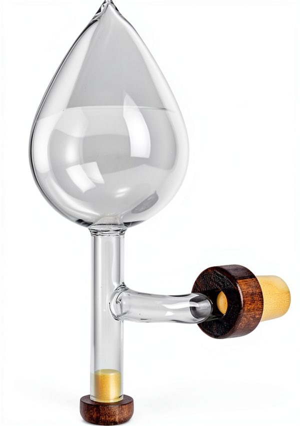 Italian Wine Aerator Decanter Wine Savant Hand Blown 2x5 Inch-4