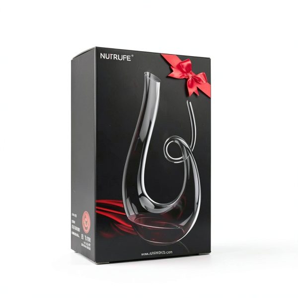 Wine Decanters NUTRIUPS 1.2L Swan Lead-Free Glass Decanter-4
